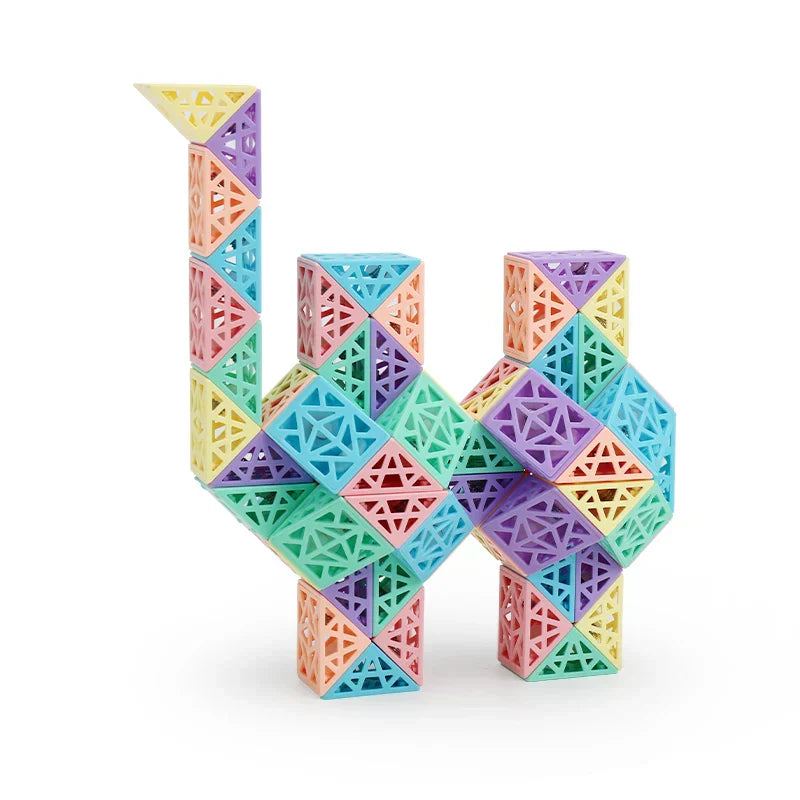 BowLift | Hollowout Magic Ruler – Creative Building Block Set for Building, Turning & Exploring