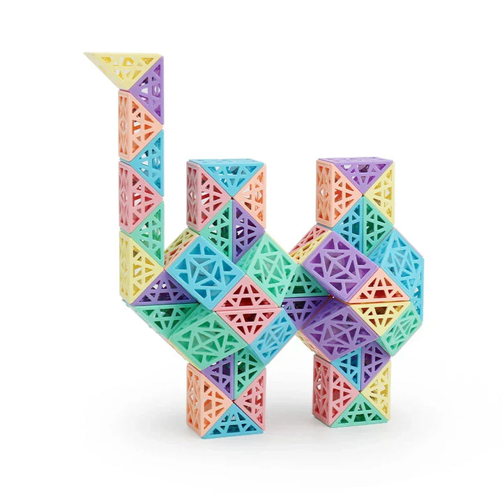 BowLift | Hollowout Magic Ruler – Creative Building Block Set for Building, Turning & Exploring