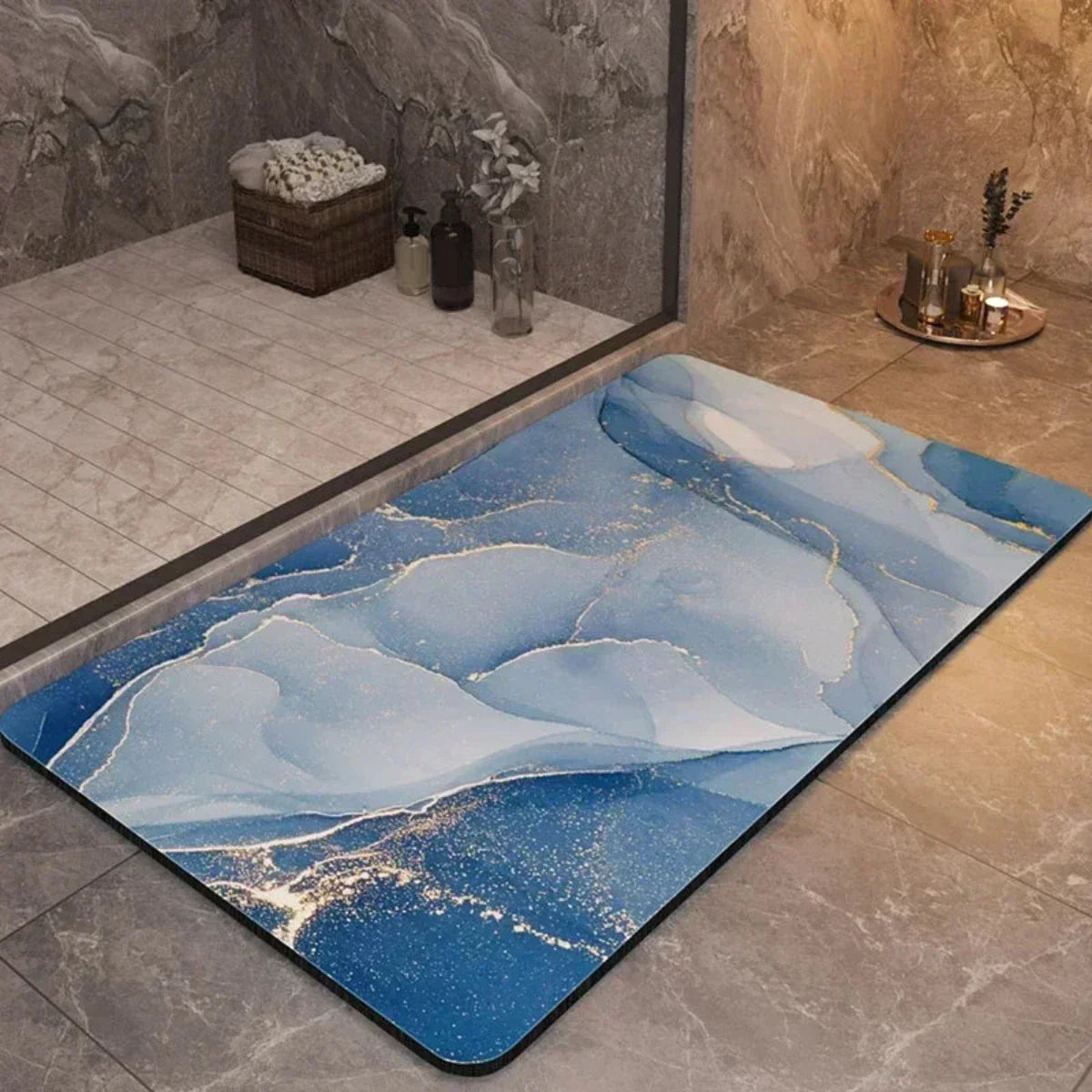 BowLift | Anti-Slip Quick Dry Bath Mat – Ultra Absorbent Design