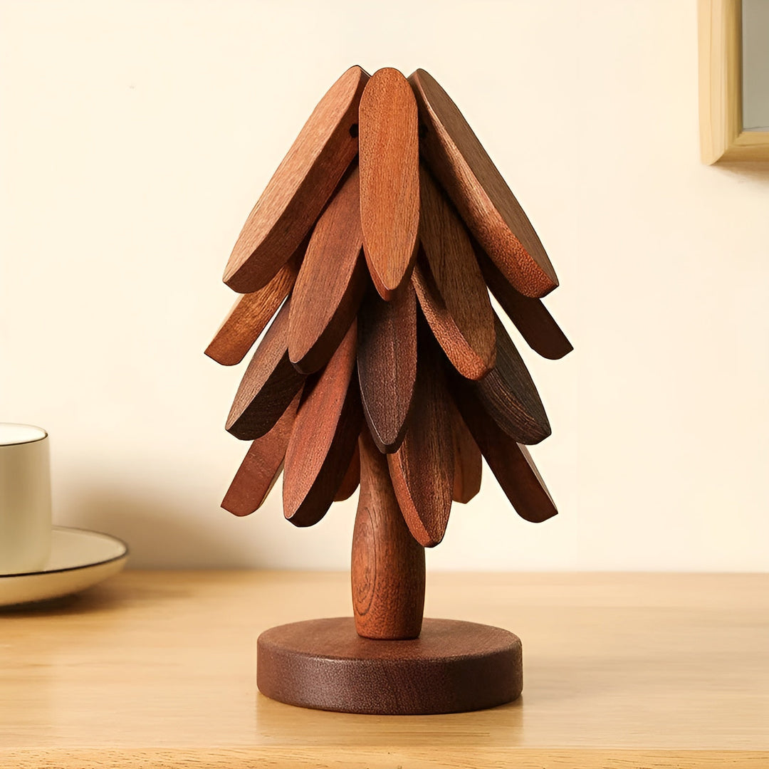 Christmas tree coaster foldaBowlifte – Decorative & Practical | Ideal for drinks & holidays | Bowlift