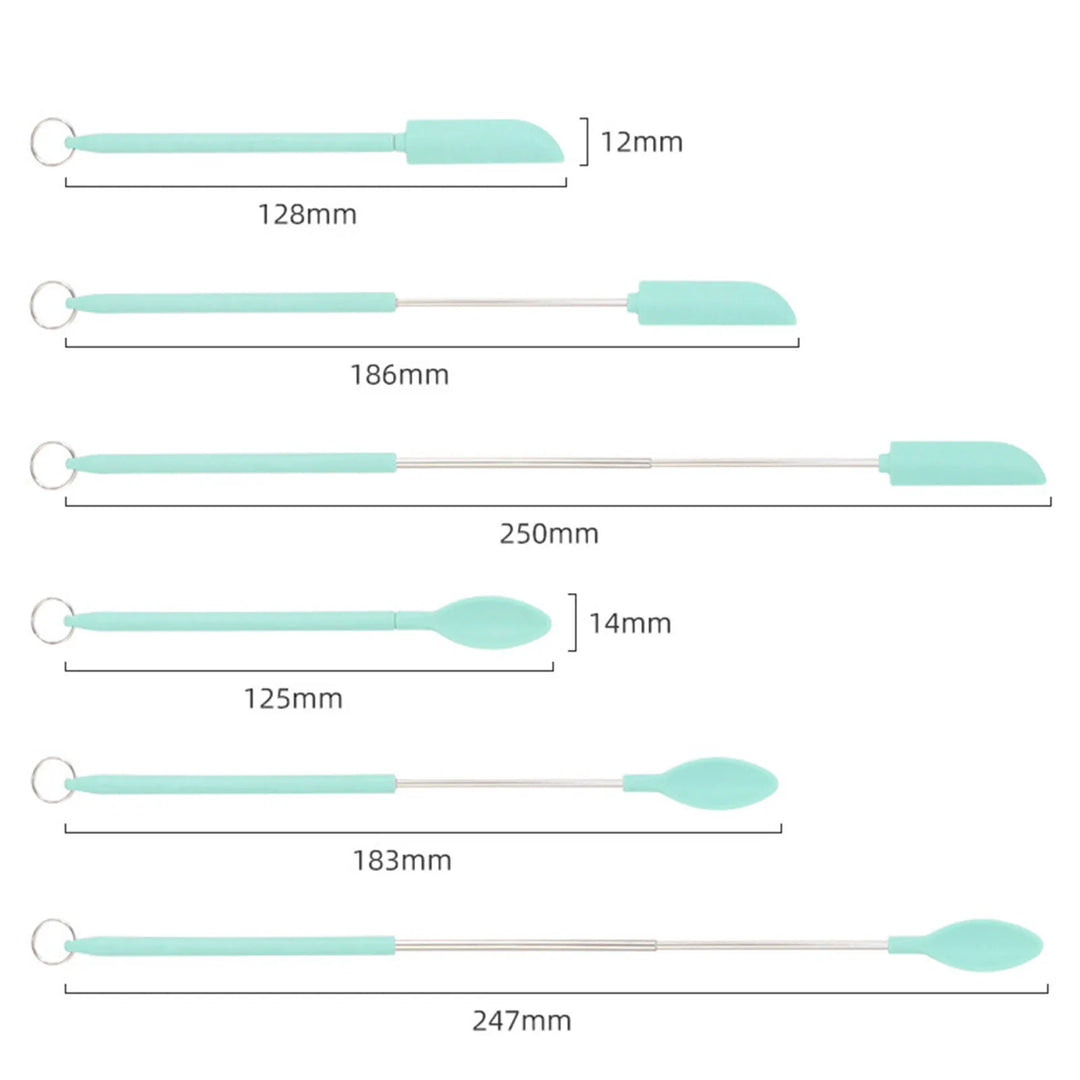 BowLift | Mini Silicone Jar Spatulas Set