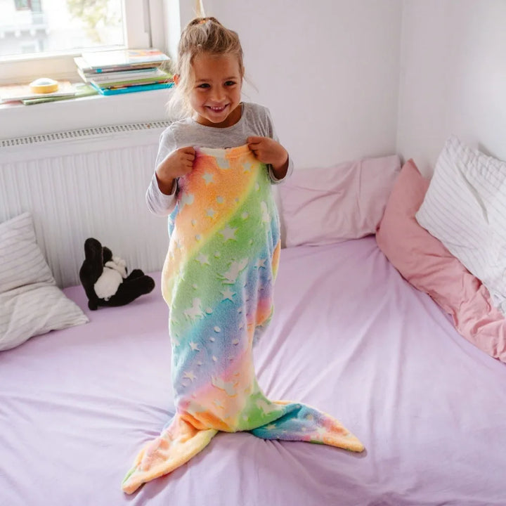 BowLift | Glow-in-the-Dark Mermaid Sleeping Bag