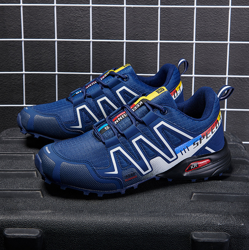 BowLift | Summit Climber Hiking Boots in Blue and Green