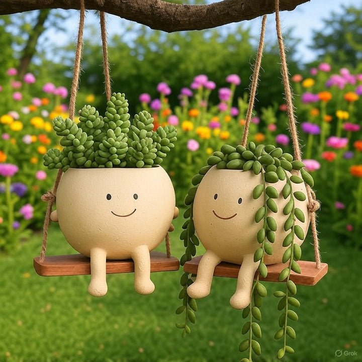 Happy Buddy Hanging Plant Pot | Bowlift
