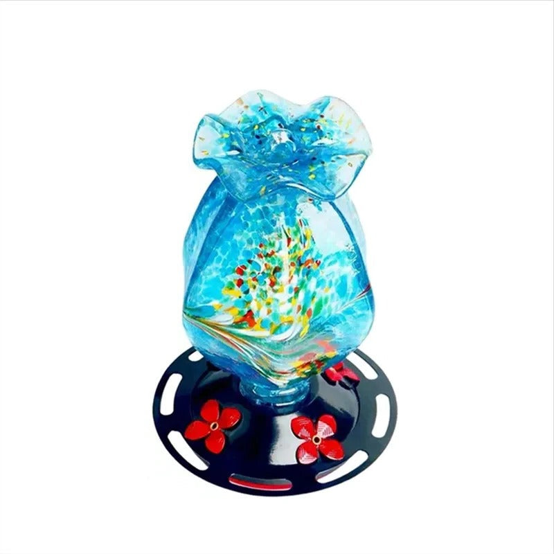 BowLift | Glass Hanging Bird Feeder