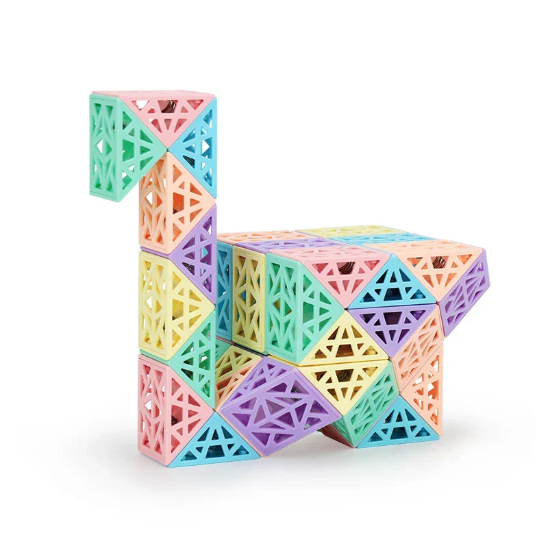 BowLift | Hollowout Magic Ruler – Creative Building Block Set for Building, Turning & Exploring