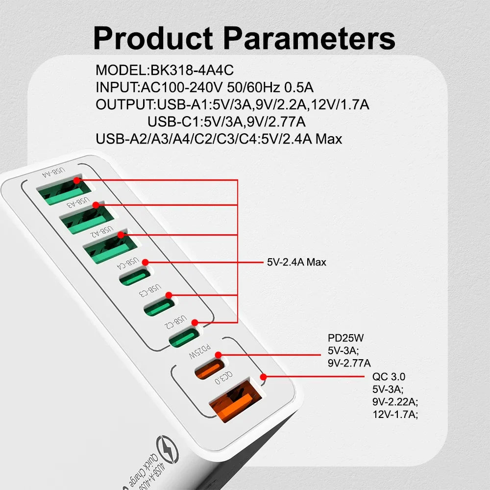 BowLift | Speedy Multi-Port Charger