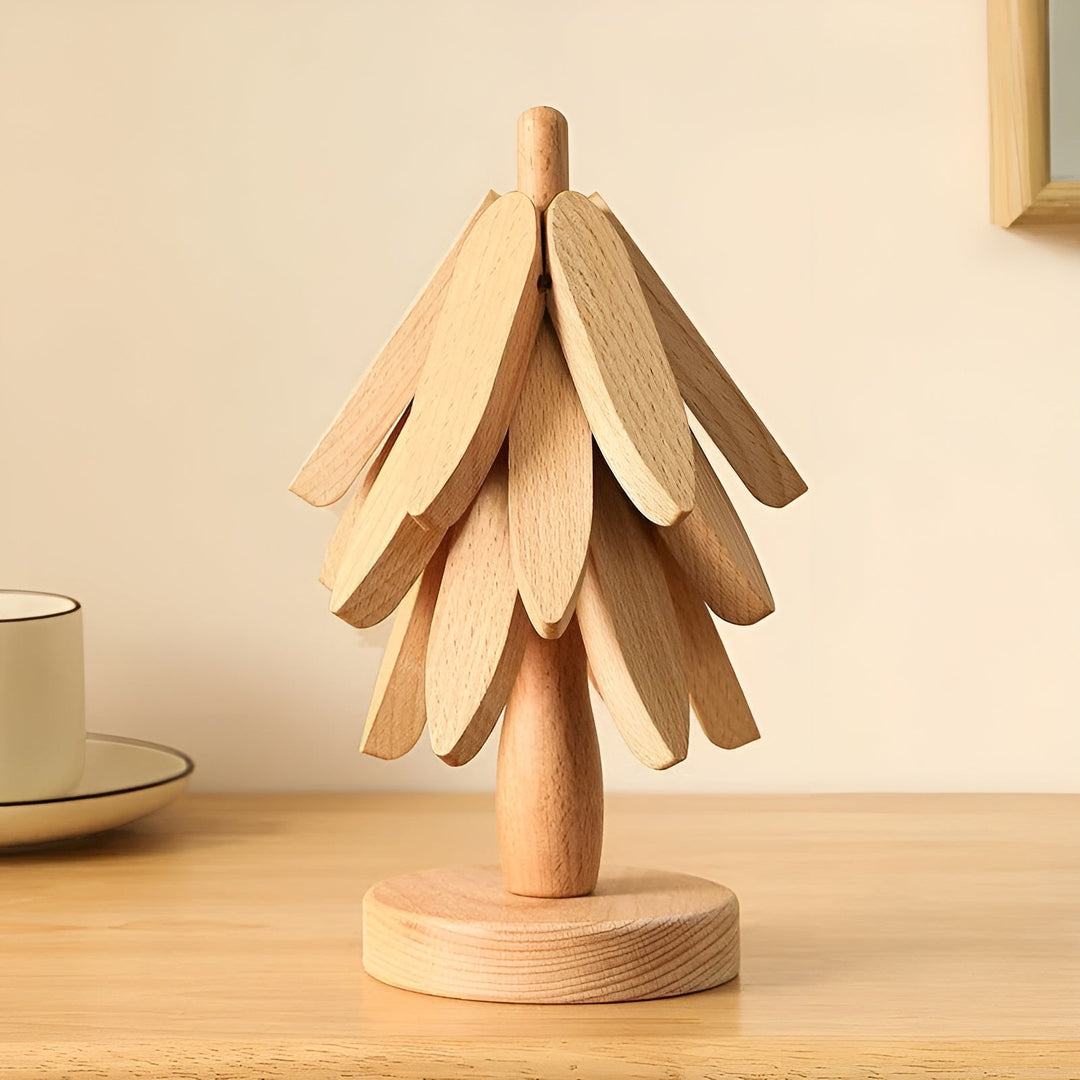 Christmas tree coaster foldaBowlifte – Decorative & Practical | Ideal for drinks & holidays | Bowlift