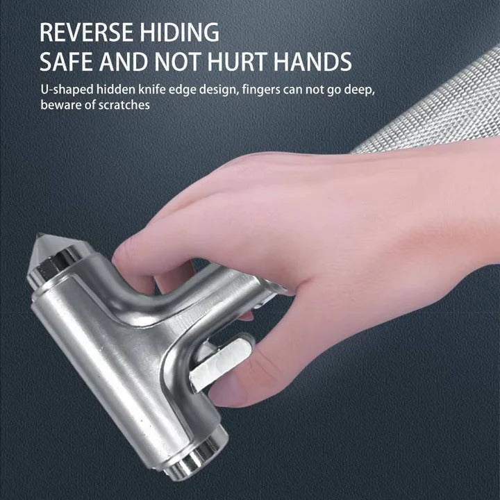 BowLift | Car Escape Tool with Window Breaker and Seatbelt Cutter