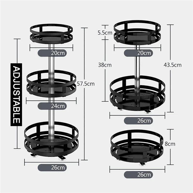 BowLift | SpiceTwirl Kitchen Shelf Master