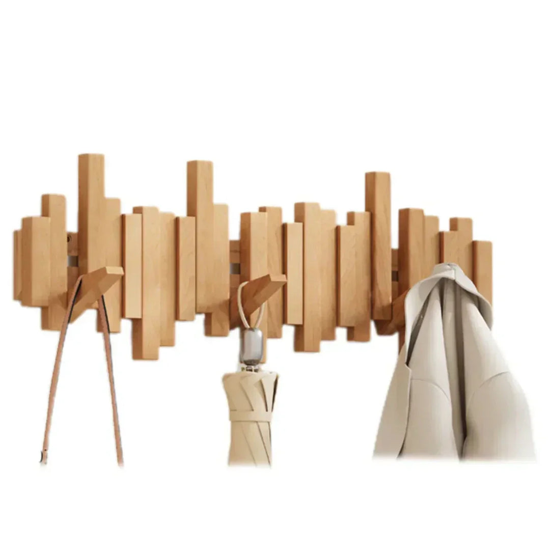 BowLift | -Wall cladding made of piano wood – Practical and elegant for organizing your entrance