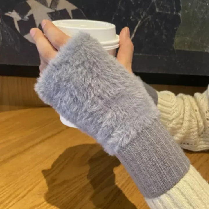 BowLift | Unisex Fleece Fingerless Gloves – Warm, Soft and Functional