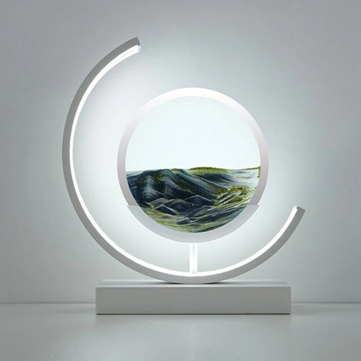 BowLift | 3D Hourglass LED Lamp, Mesmerizing Sand Art for Home Decor