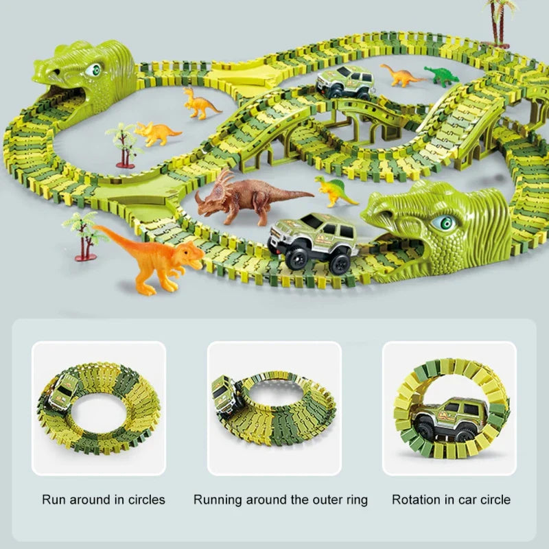 BowLift | Dino Tracks - Dinosaur Adventure Race Set