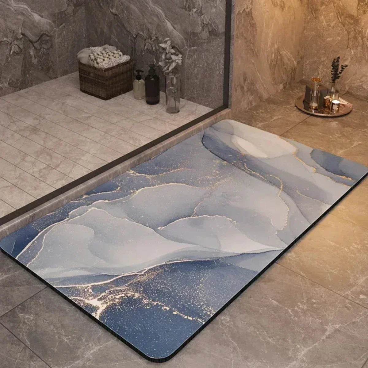 BowLift | AquaLuxe – Quick-Dry Bathroom Mat