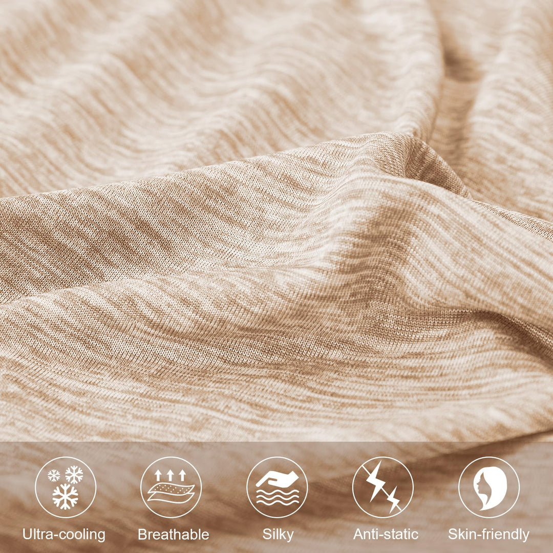 Revolutionary Light Brown Cooling Pillowcases Set of 2 –  Pro Q-Max 0.4 | Bowlift