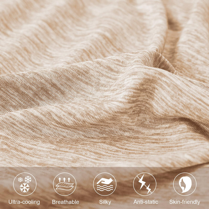 Revolutionary Light Brown Cooling Pillowcases Set of 2 –  Pro Q-Max 0.4 | Bowlift