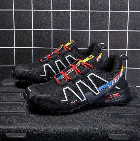 BowLift | Summit Climber Hiking Boots in Blue and Green