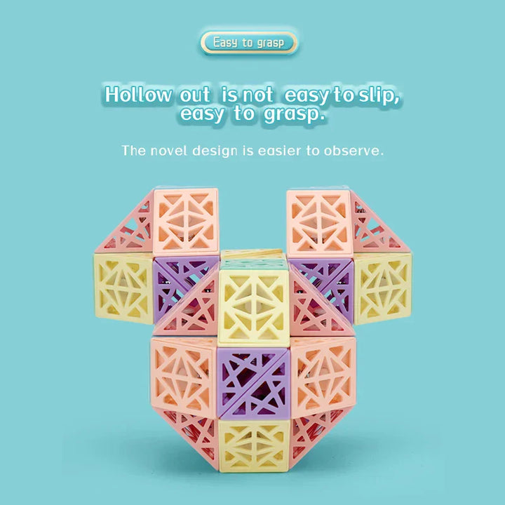 BowLift | Hollowout Magic Ruler – Creative Building Block Set for Building, Turning & Exploring