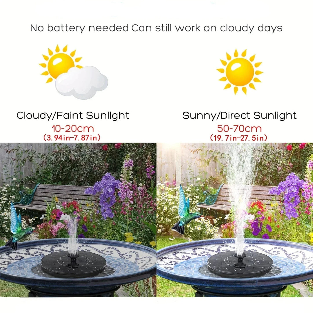 BowLift | Solar Bird Bath Fountain
