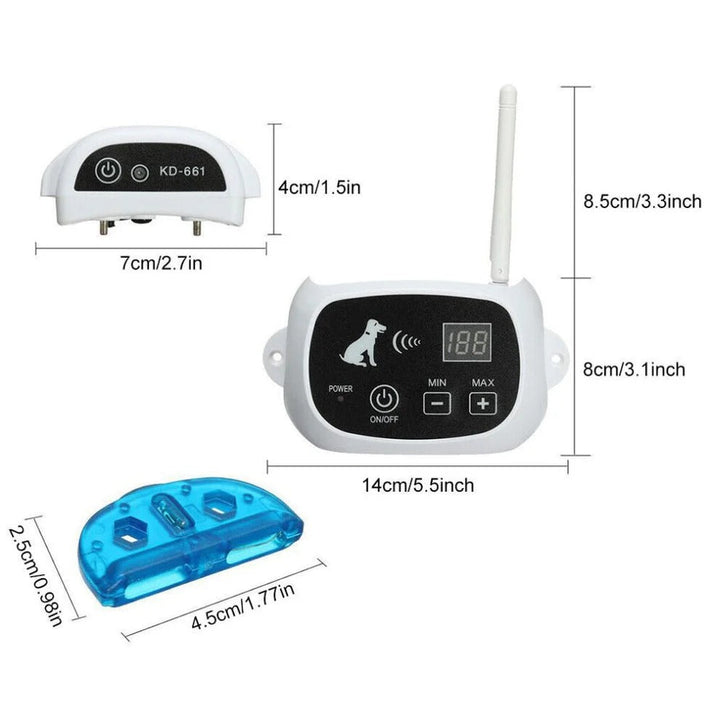 BowLift | Wireless Invisible Underground Electric Dog Training Wire Fence Set