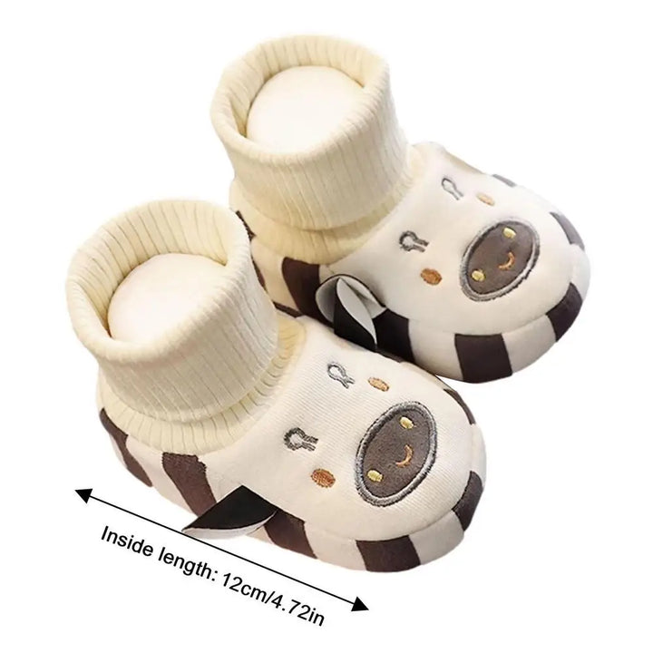 BowLift | Non-slip soles – Warm toddlers' slippers with cute animal design