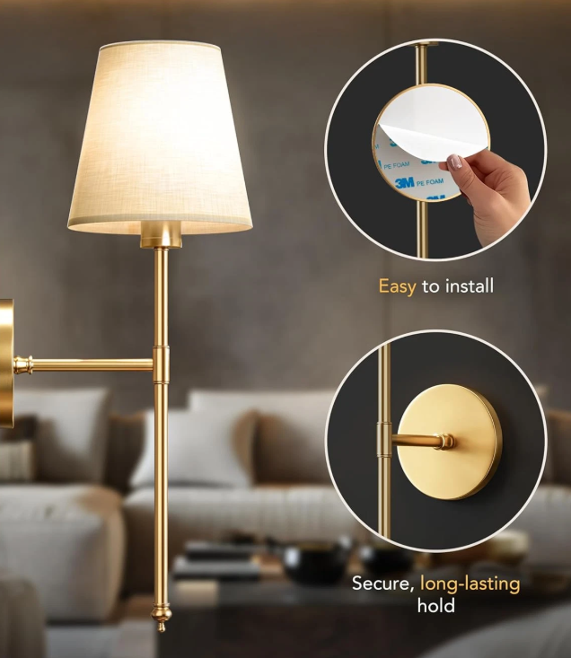 Wireless Wall Sconce Bowlift