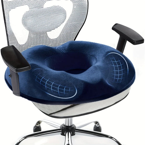 BowLift | Ergonomic Memory Foam Donut Cushion for Tailbone Support