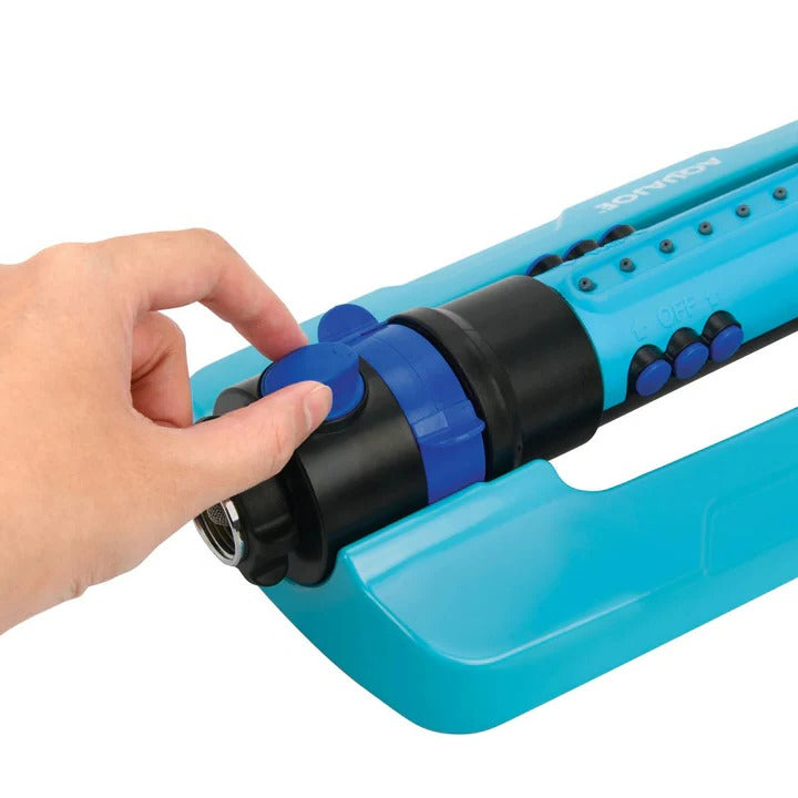 BowLift | Wide Range Oscillating Above Ground Garden Lawn Water Sprinkler System