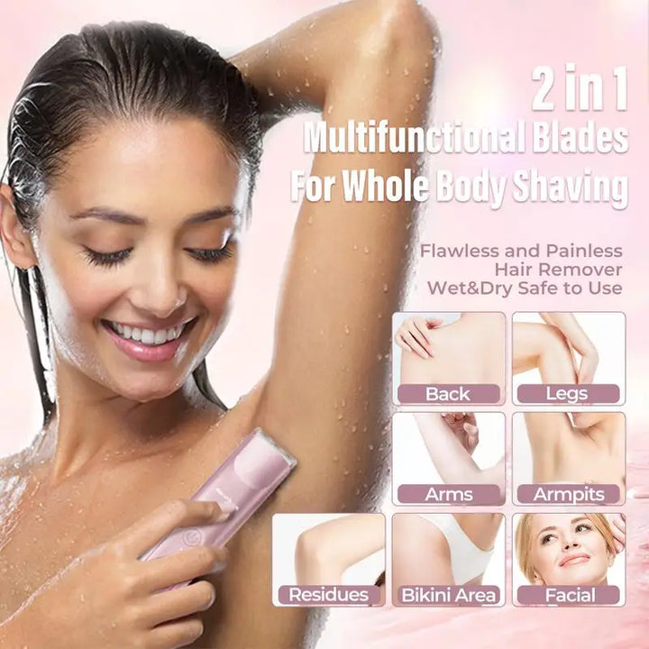 BowLift | BlissEdge Women’s Rechargeable Razor – Painless Hair Removal for Smooth, Soft Skin