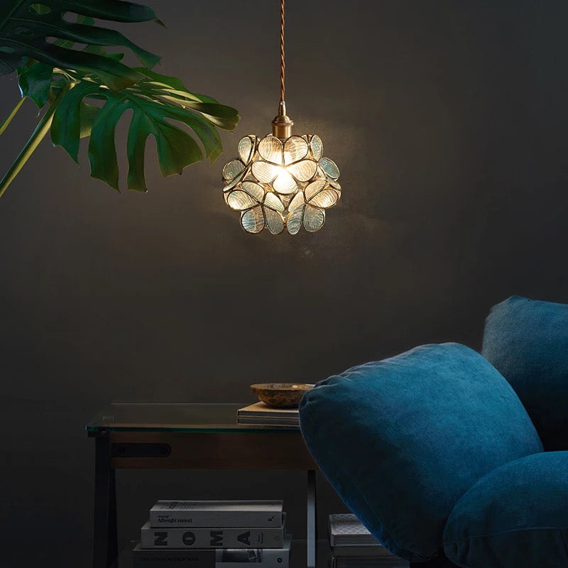 BowLift | Modern Flower Shape Glass LED Pendant Lamp