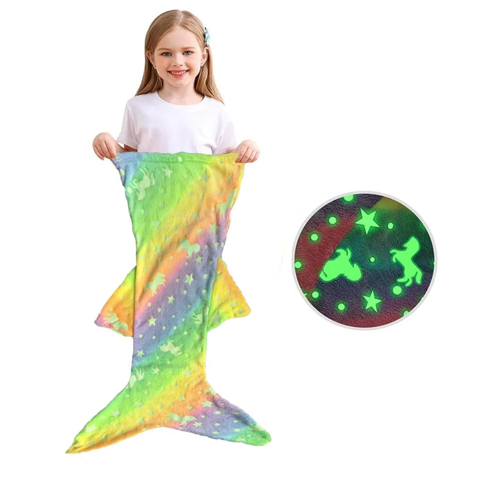 BowLift | Magical Light Effect – Mermaid Sleeping Bag