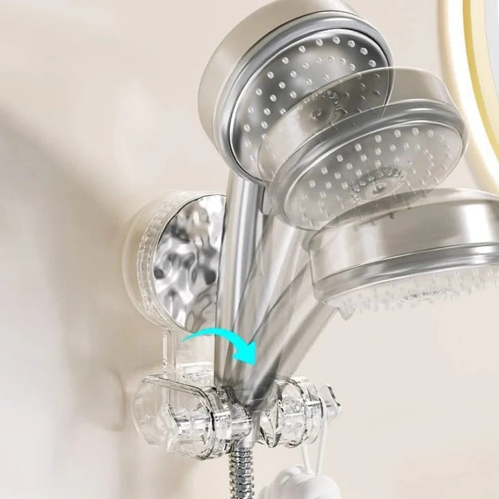 BowLift | Wall Mounted Movable Shower Head Holder with Adjustable Angle