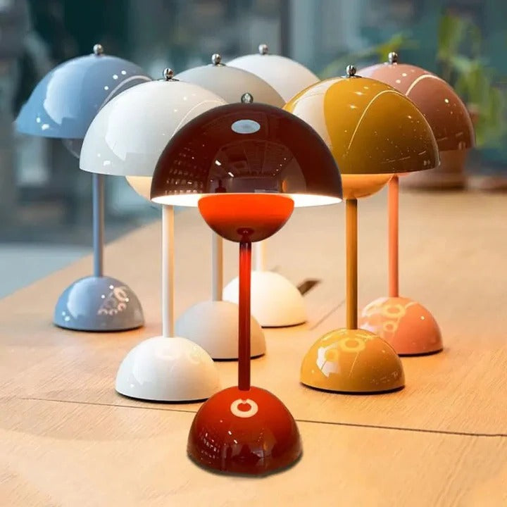 BowLift | Modern Nordic Mushroom Lamp with Soft Ambient Lighting