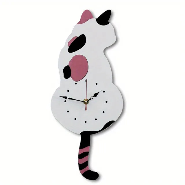 BowLift | Time-Tail Black Cat Clock