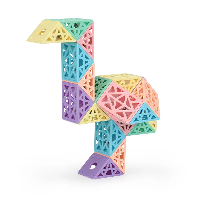 BowLift | Hollowout Magic Ruler – Creative Building Block Set for Building, Turning & Exploring
