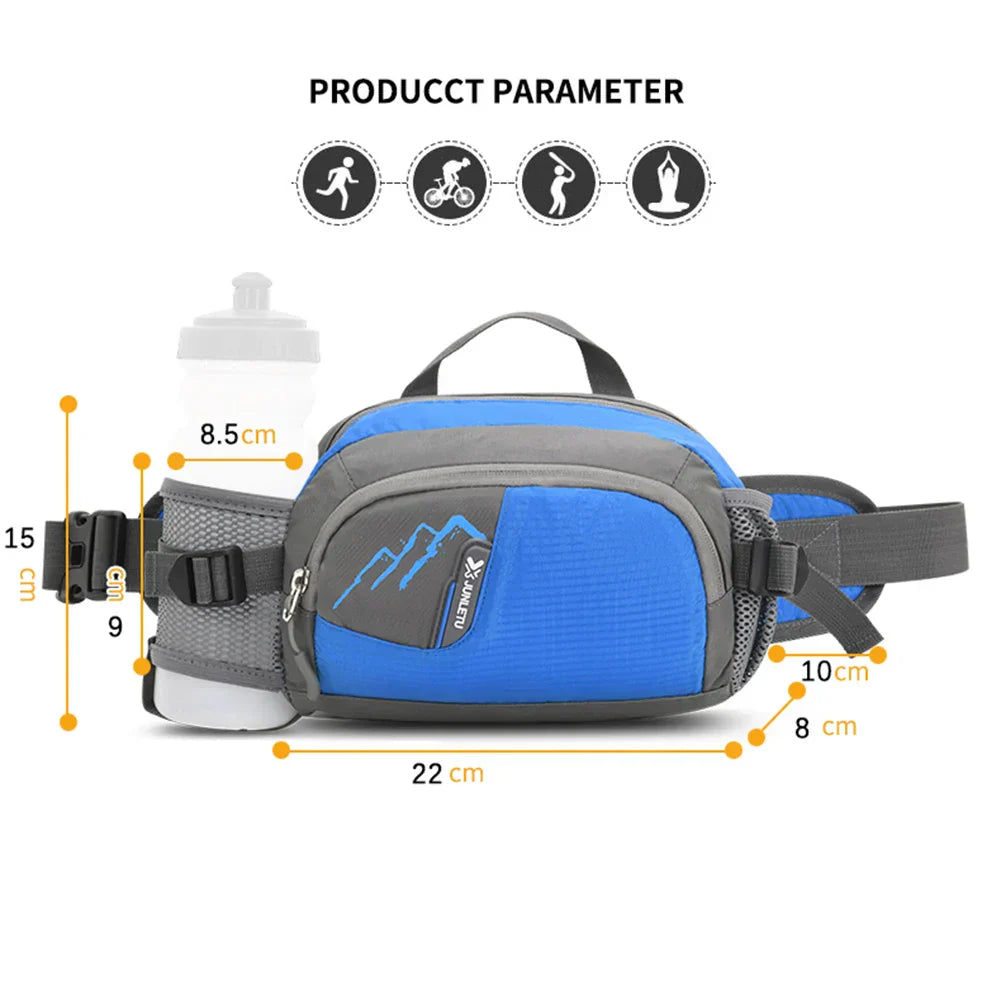 BowLift | Running Belt MotionLite | Lightweight & Water-Repellent | Adjustable for All Sizes | Perfect for Jogging, Hiking & Cycling