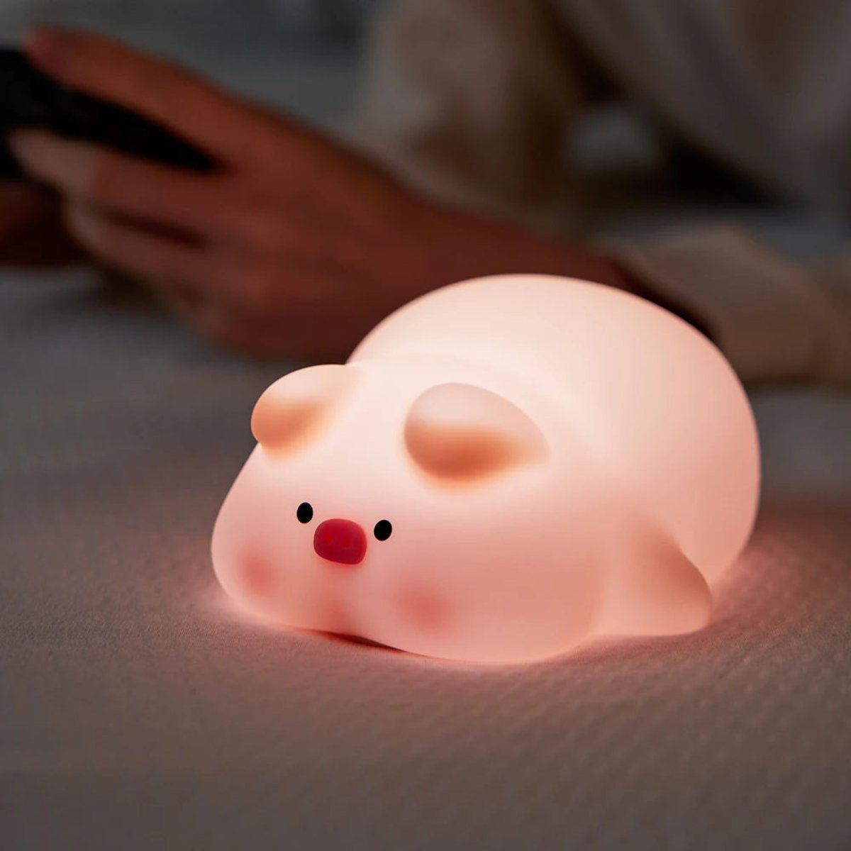 BowLift | Night light | Soft and Dimmable - Rabbit Lamp for Children