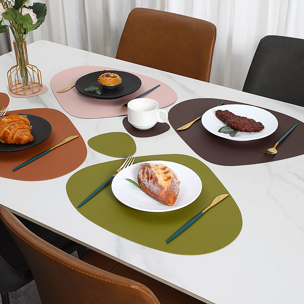 BowLift | Table Mats Reversible Faux Leather Dining Set