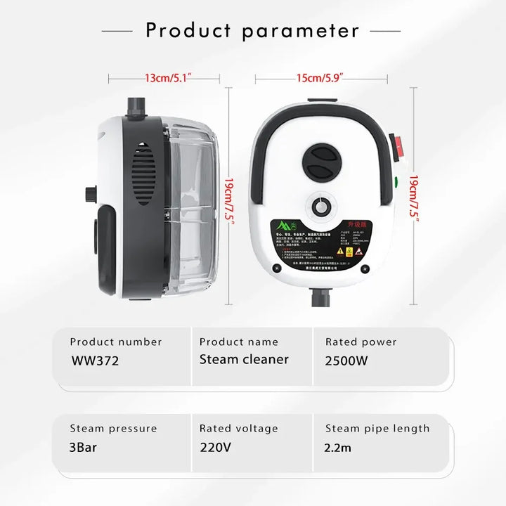 BowLift | SteamPower High Pressure Steam Cleaner | Powerful steam cleaner for deep cleaning and hygiene