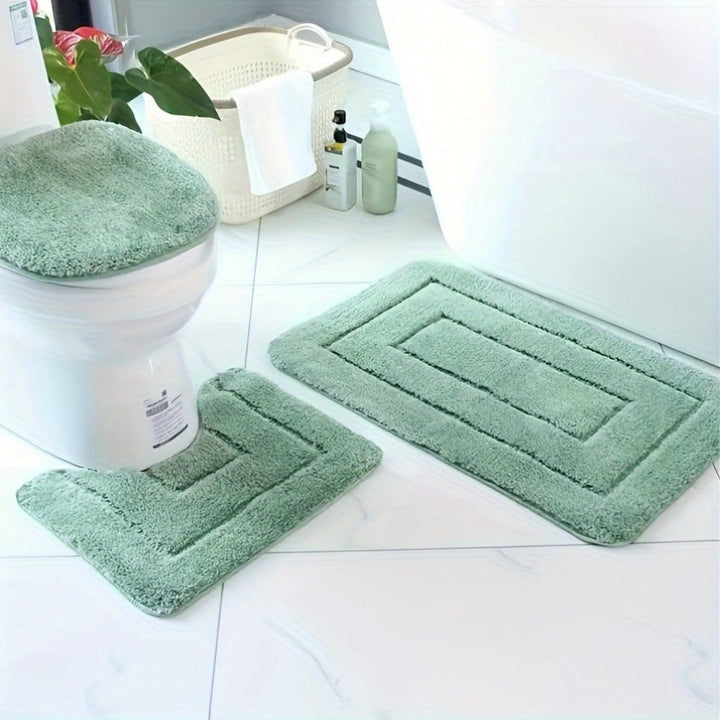 SoftStep Luxe Bath Mat Set – Non-slip, Quick-drying and Washable | Bowlift