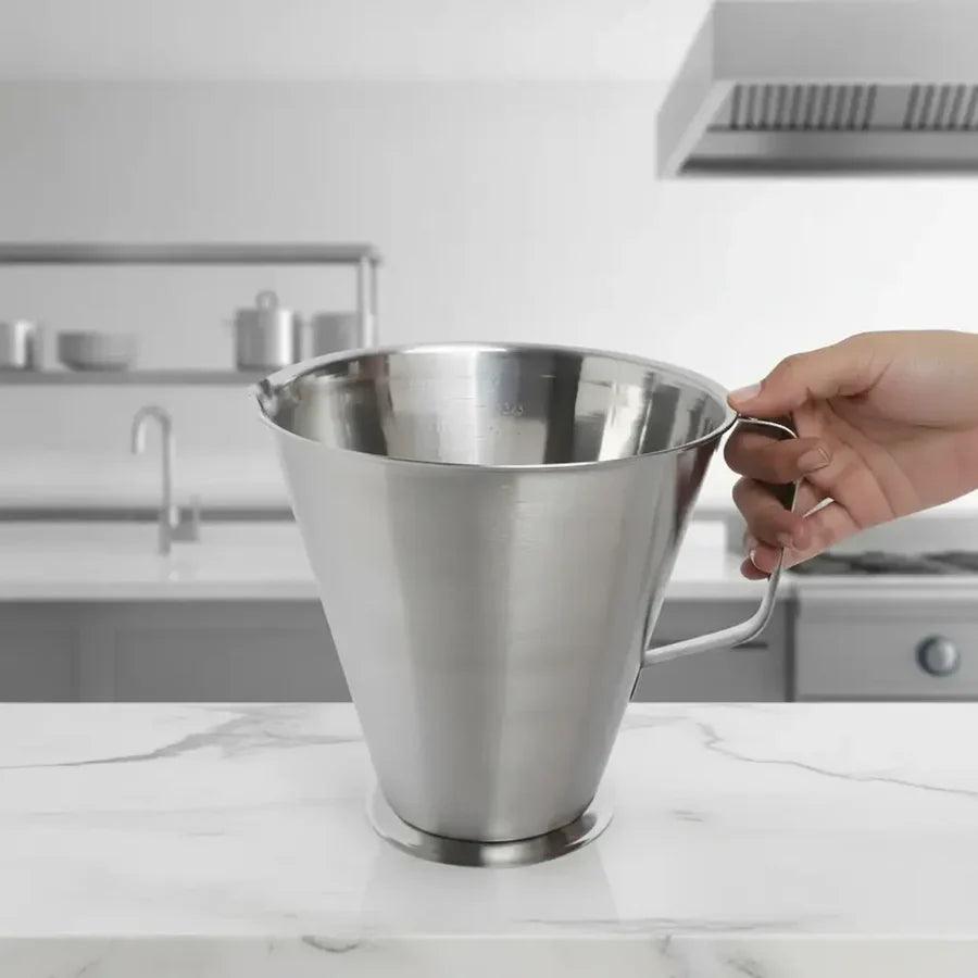 Measuring cup stainless steel 0.5 L with internal marking | Bowlift