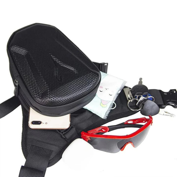 BowLift | Waterproof Motorcycle Thigh Bag with Adjustable Straps