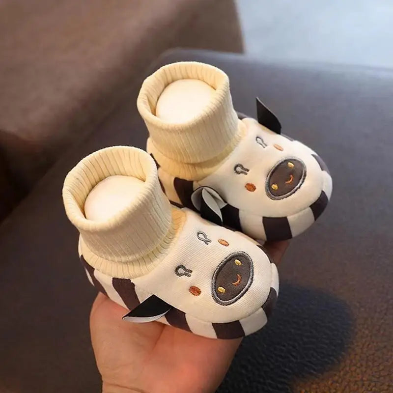 BowLift | Non-slip soles – Warm toddlers' slippers with cute animal design