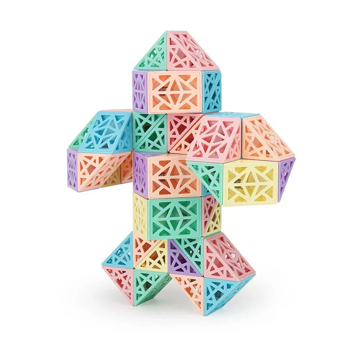 BowLift | Hollowout Magic Ruler – Creative Building Block Set for Building, Turning & Exploring