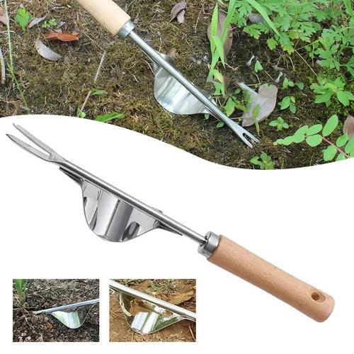 BowLift | Long Handle V-Shaped Weed Puller Tool