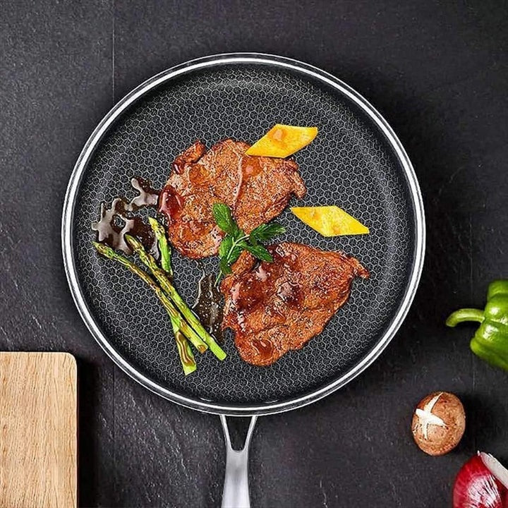 BowLift | Non-Stick Stainless Steel Frying Pan
