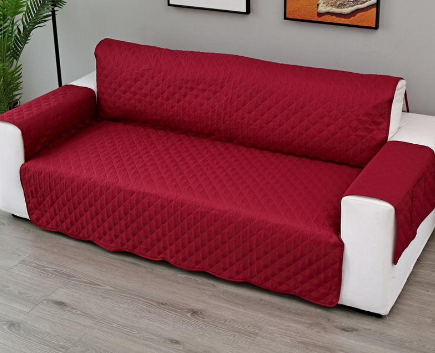 1/2/3 Seater Pet Sofa Protector Cover Quilted Couch Covers Lounge Slipcover Bowlift