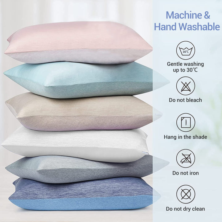 Revolutionary Light Pink Cooling Pillowcases Set of 2 –  Pro Q-Max 0.4 | Bowlift