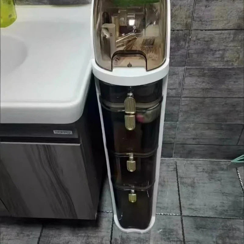 BowLift | Rolling Bathroom Cabinet
